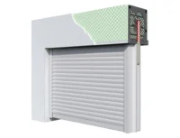 Darstellung eines modernen Rollladenkastens mit integriertem Rollladen